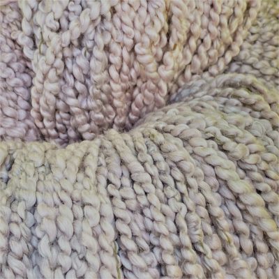 Meet Lambspun’s newest hand-dyed yarn — Combed Curly Cotton