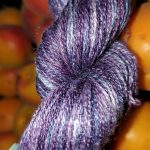 Hand-dyed Very Fine Silk -- Purple Emperor