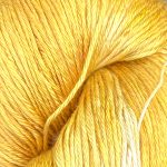 Hand-Dyed Silk/Merino/SeaCell Silk -- Sunflower
