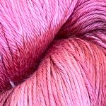 Hand-Dyed Silk/Merino/SeaCell Silk -- Pink Lady's Slipper